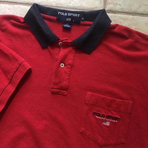 Vintage Polo Sport Spellout Polo - Picture 2 of 2
